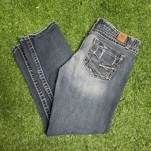 BKE Madison Jeans Women’s 30x25 Medium Wash Straight Leg Stretch Denim